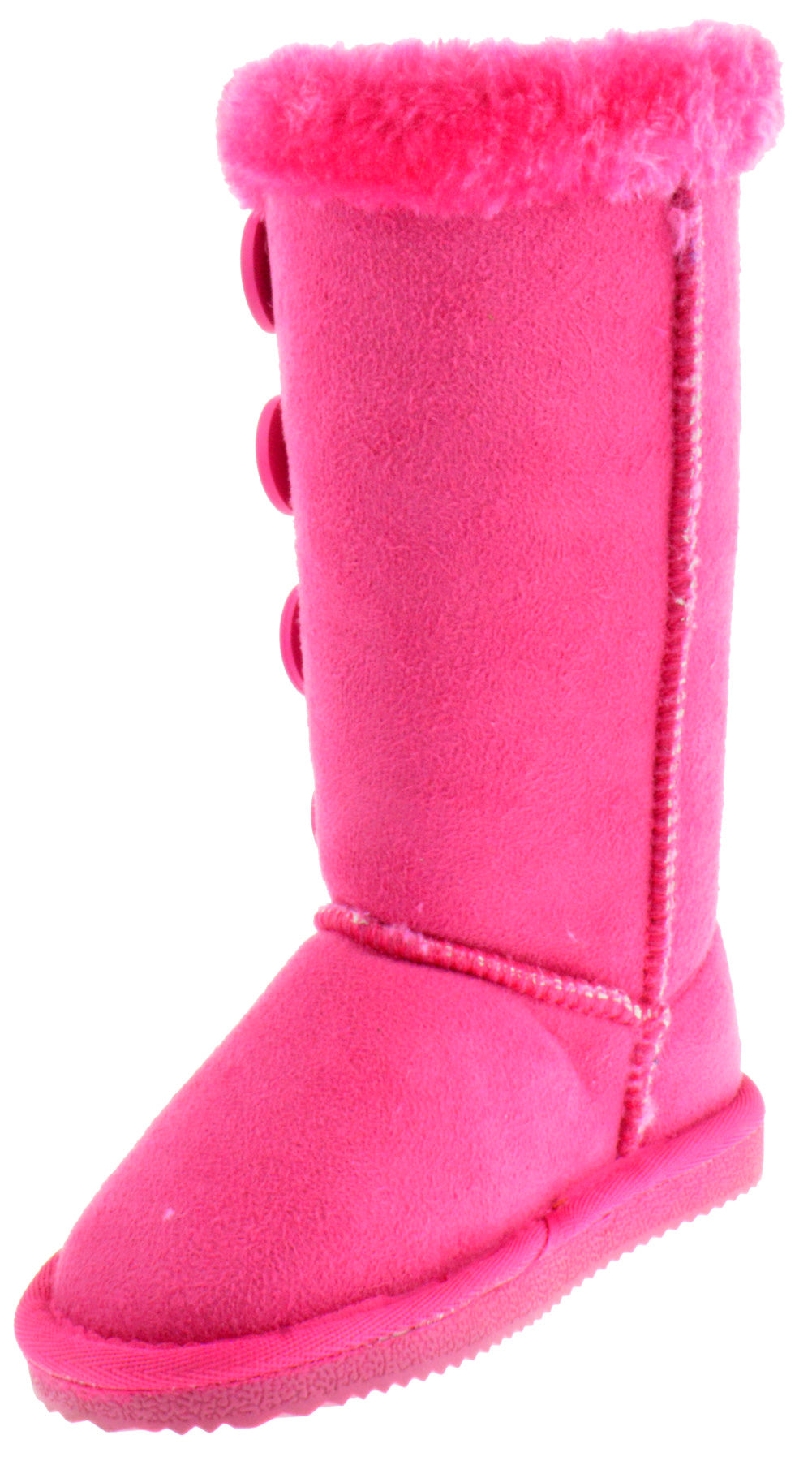 Anissa 3K Girl&#39;s 4 Button Shearling Boot