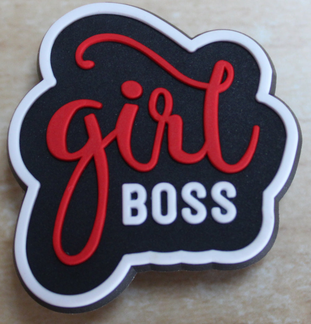 Girl Boss Rubber Shoe Charms