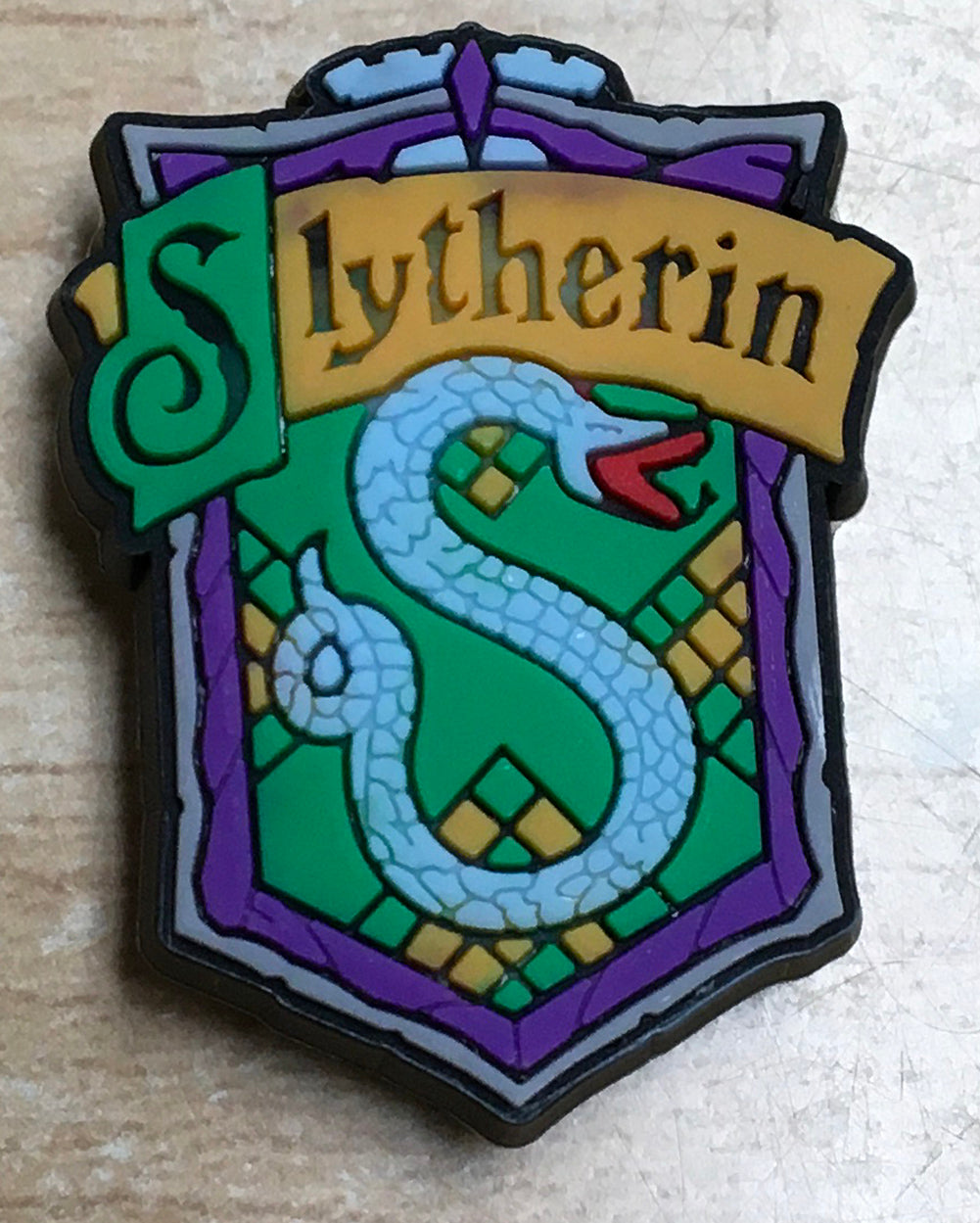 Harry Potter &quot;Slytherin&quot; Rubber Shoe Charms