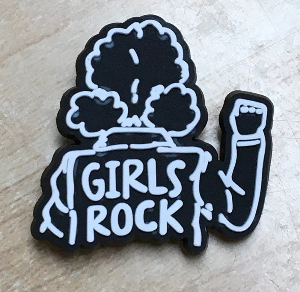 Girl&#39;s Rock Rubber Shoe Charms