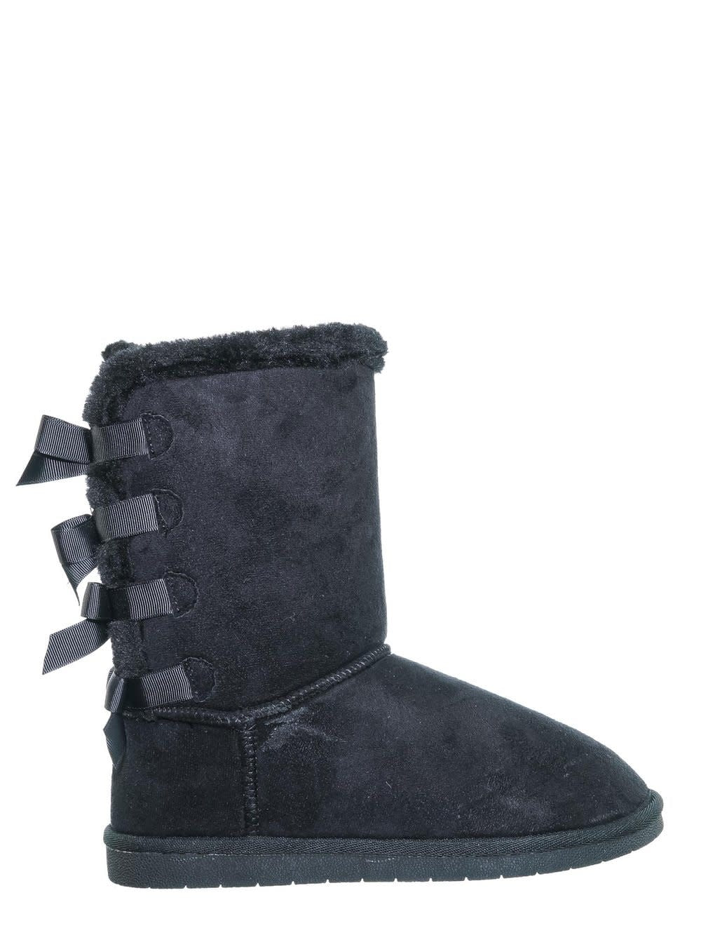 Ann 34 Women&#39;s Faux Fur Bowtie Shearling Boot