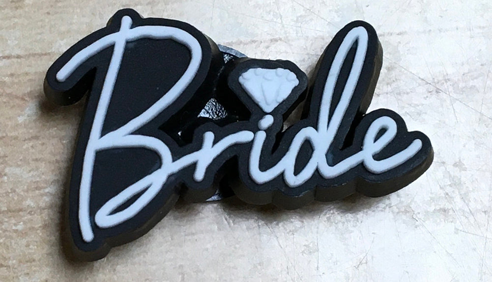 Bride Rubber Shoe Charms