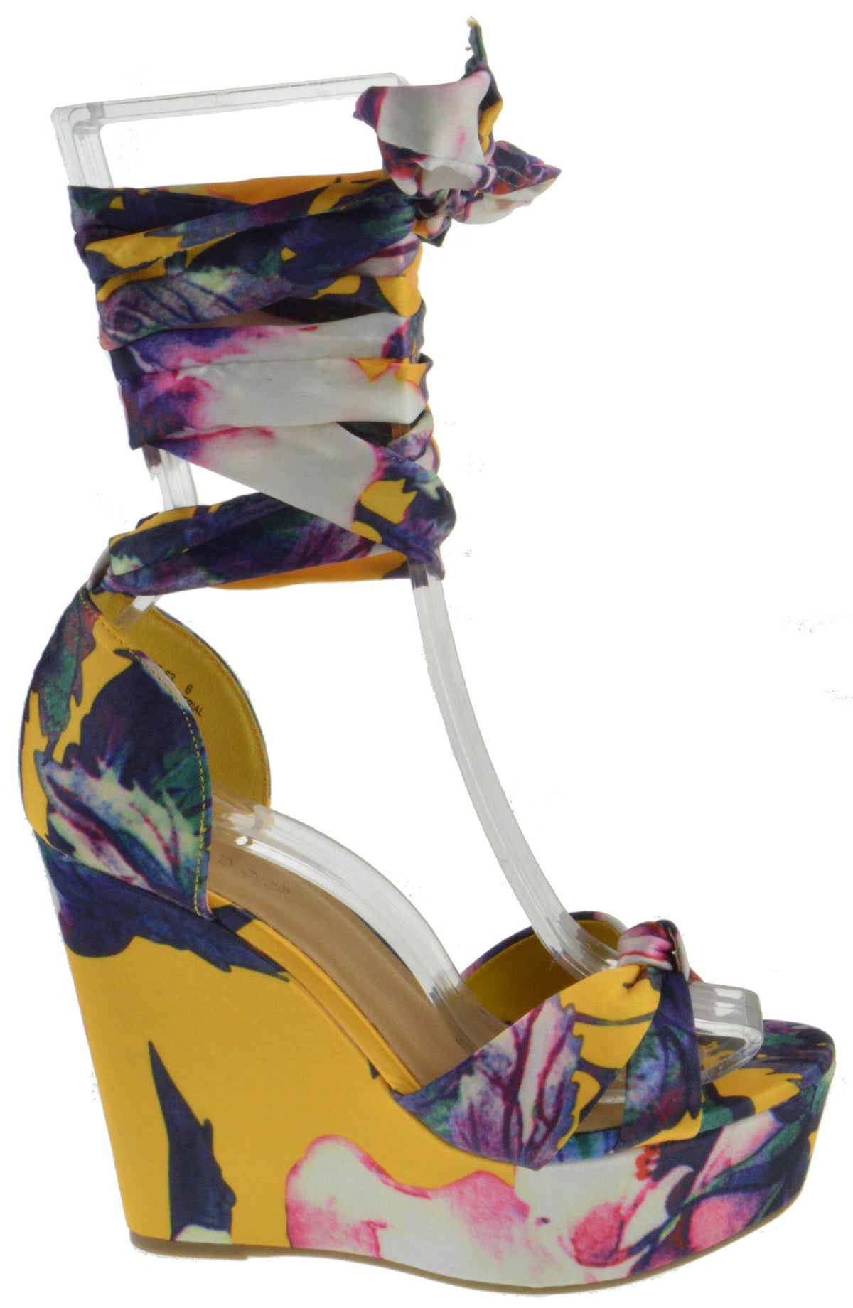 choice 63 womens floral wedge sandals