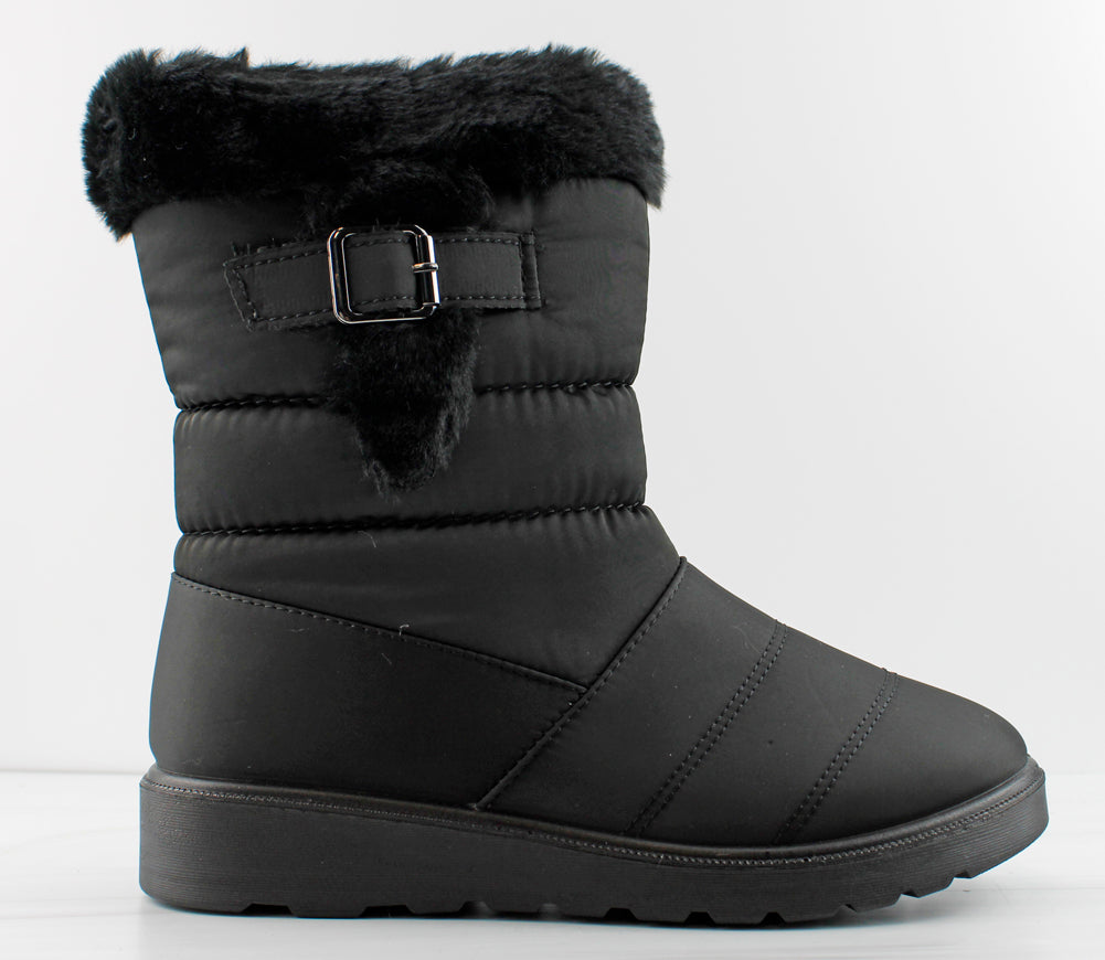 Chris 6 Women&#39;s Weatherproof Buckle Ankle Booties