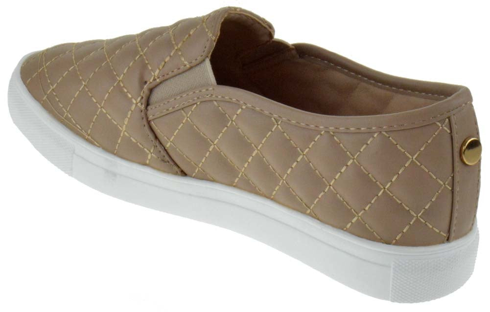 Design 34 Women&#39;s Quilted Slip On Sneakers