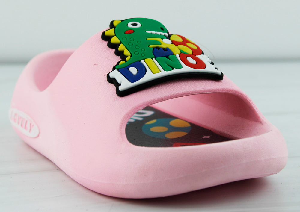 Little Kid&#39;s Comfort Slip On Dino Slides