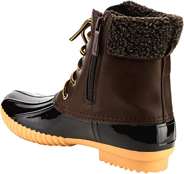 Duck 02 Womens Ankle Snow Rain Boots