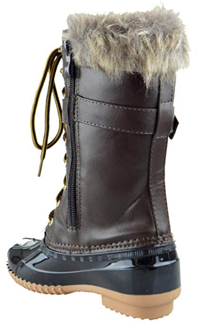 Duck 10K Little Girls Lace Up  Knee High Duck Boots