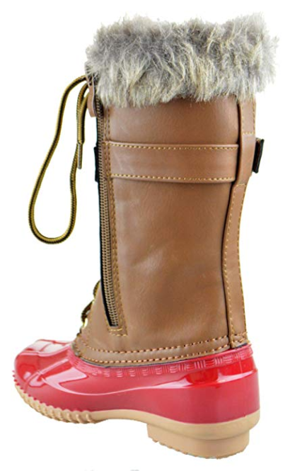 Duck 10K Little Girls Lace Up  Knee High Duck Boots