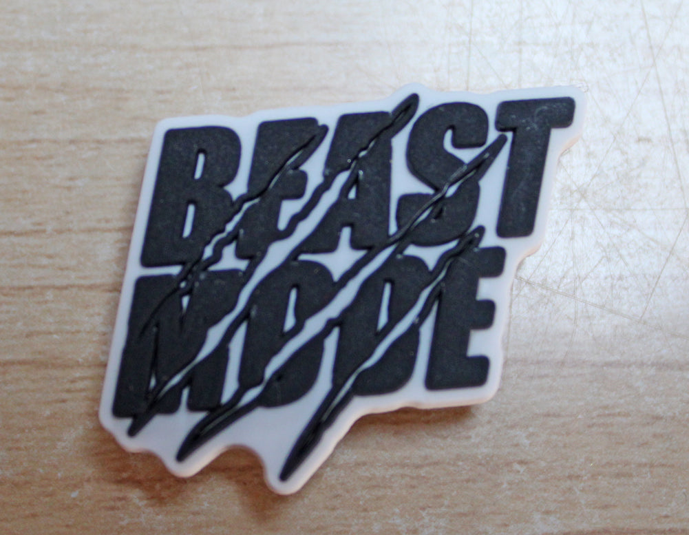 Beast Mode Rubber Shoe Charms