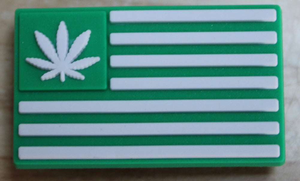 Weed Flag Rubber Shoe Charms