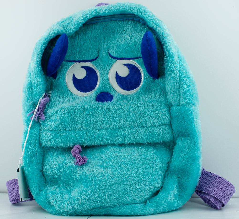Fuzzy Cartoon Characters Backpack Bag