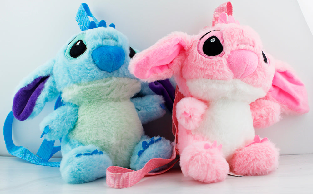 Stitch/Angel Plush Mini Backpack Bags