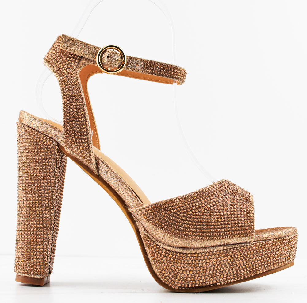 Crystal Gold Sandals: Elegant Stiletto Heels With Rhinestone Detailing For  Womens Summer Wear From Gueenshoes998, $85.03 | DHgate.Com