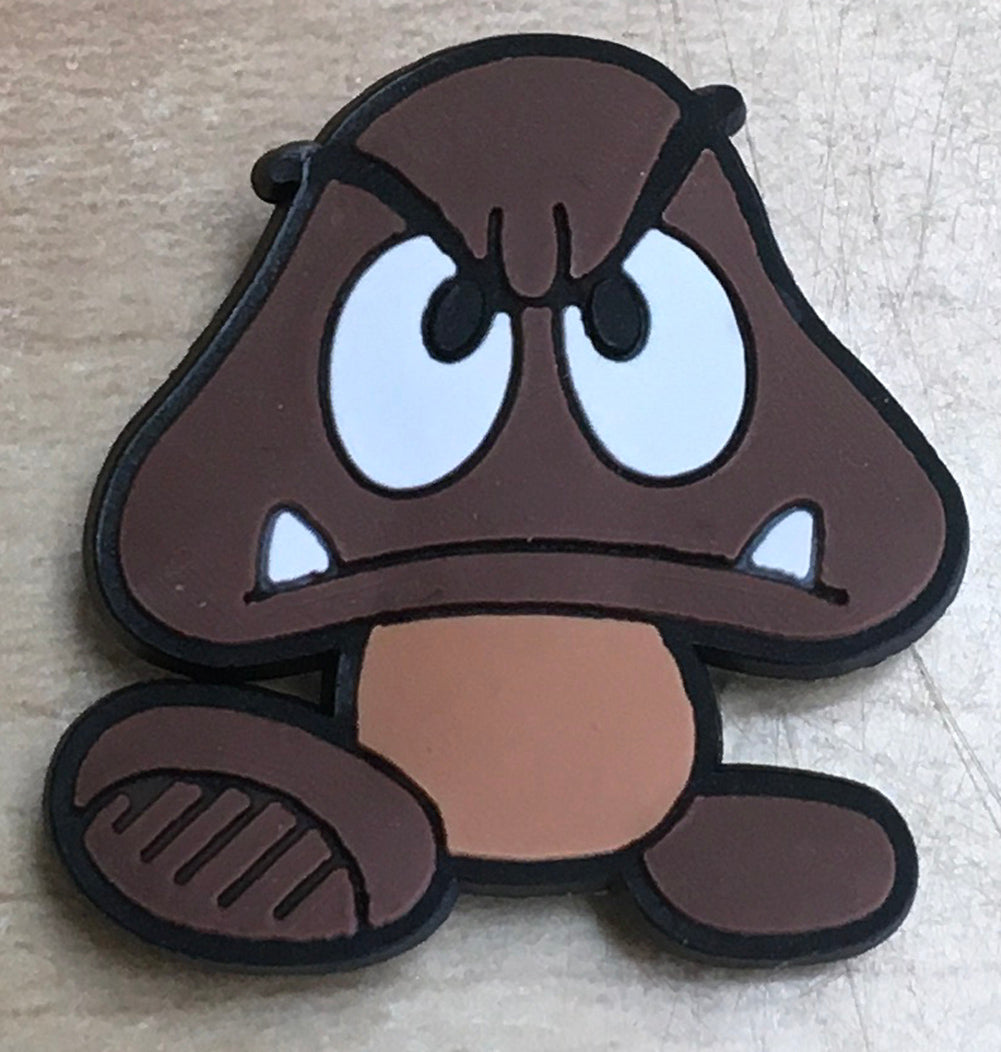 Goomba Super Mario Rubber Shoe Charms