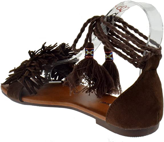 Kailyn 29 Womens Fringe Sandals