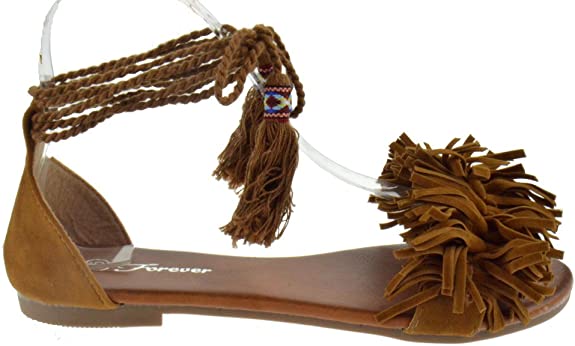 Kailyn 29 Womens Fringe Sandals