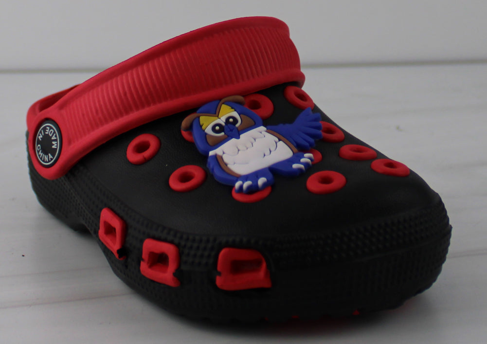 Little Kids Decorated Sling Back Classic Rubber Clogs