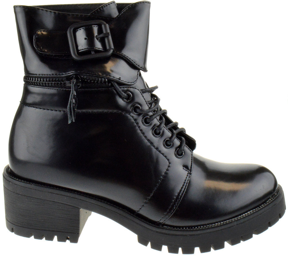 Law Enforcer 02 Women&#39;s Lace Up Combat Boot