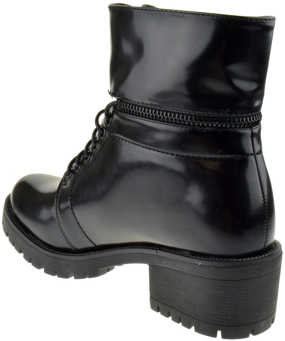 Law Enforcer 02 Women&#39;s Lace Up Combat Boot