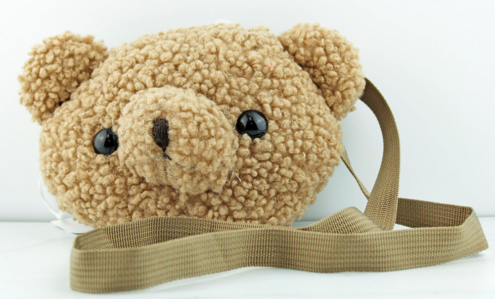 Plush Teddy Bear Crossbody Bag
