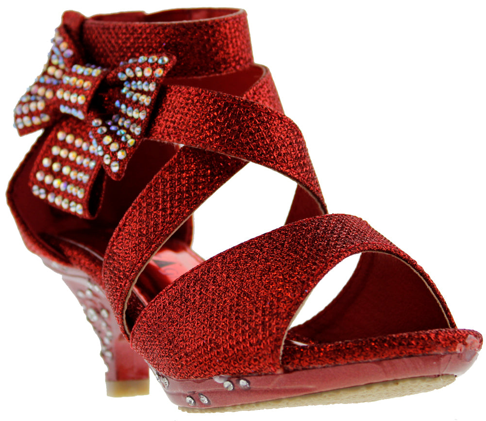 Red Sequin Inch High Heels By Princess Pumps, 54% OFF