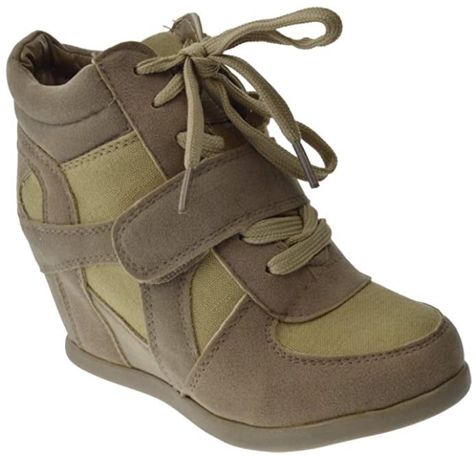 Sammy 6K Girl&#39;s Lace Up Wedge Sneaker