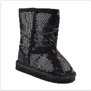 Febe  Baby Girls Fur Shearling Sequin Boots