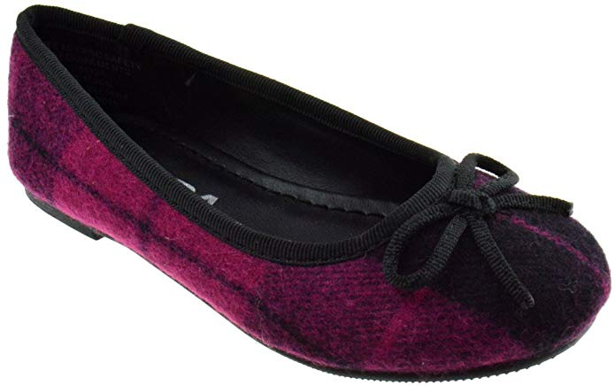 Jona girls plaid ballet flat