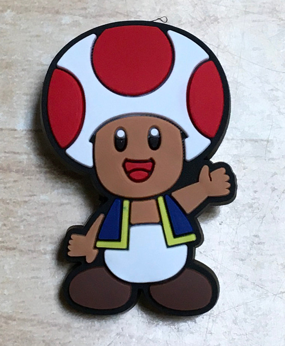 Toad Rubber Shoe Charms