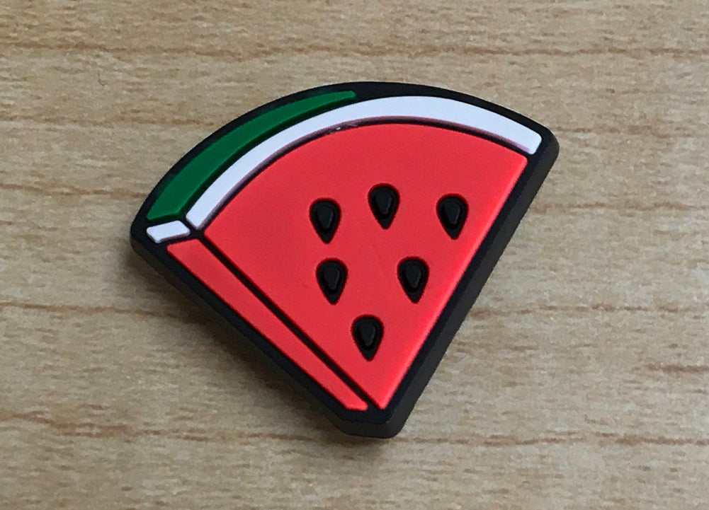 Vintage CROCS Jibbitz Authentic 2006-2007 WATERMELON SLICE Shoe Charm RARE!