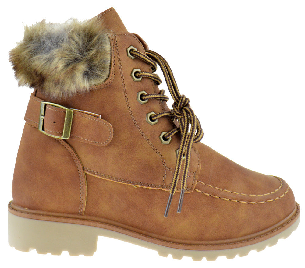 Womens fur shop boots uk